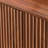 59-Inch Modern Wavy Sideboard, Curved Contour Design Storage Cabinet, 4-Door Cabinet With Storage Function, Suitable For Kitchen/Bedroom/Living Room, Walnut, 59.0"L X 15.7"W X 27.7"H-655149973