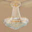 Lustre empire 8 lumières en cristal Ellisse