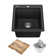 KRAUS Bellucci 28” Granite Workstation Drop In Top Mount Single Bowl Kitchen Sink with Accessories