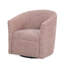 Fauteuil demi-tonneau pivotant au henné Lainey-486971577