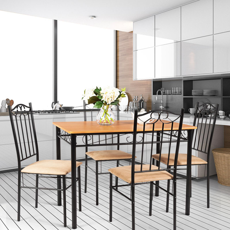 Oliveras 4 - Person Four Leg Dining Set