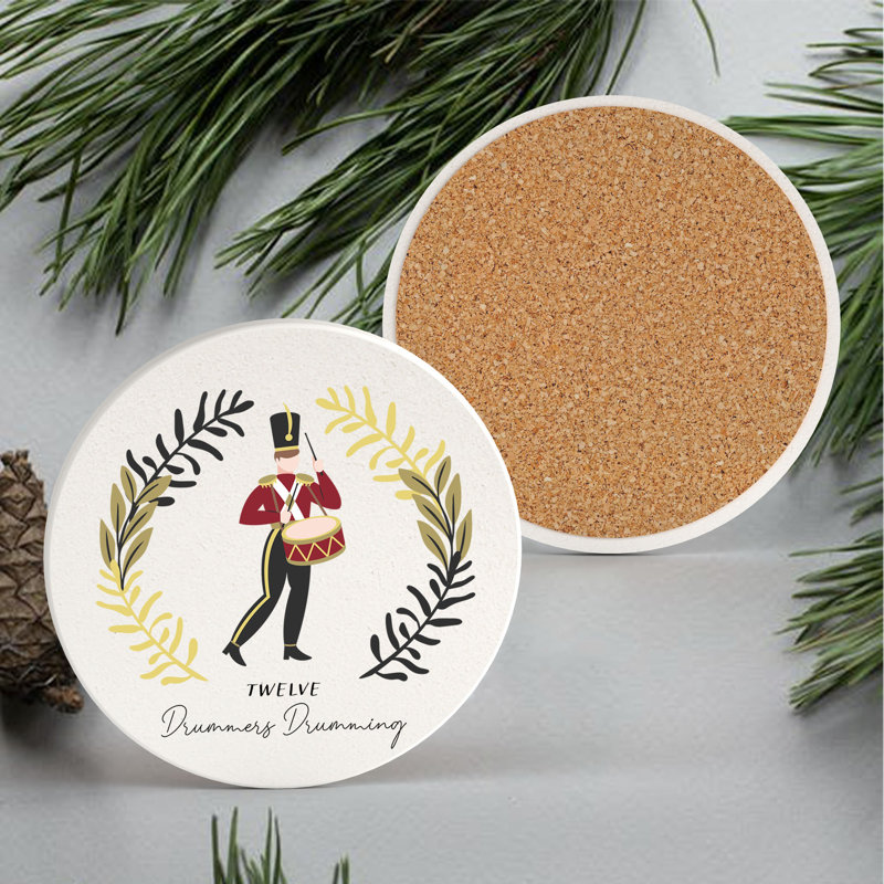 Santamaria Ceramic Round 1 Piece Coaster