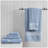 6 Piece 100% Organic Cotton Bath Towels Multi-Size Set-1666916644