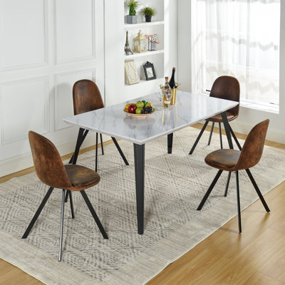 Carvajal Cavanagh 5-Piece Modern Dining Set