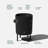 Plastic-Concrete Round Planter with Stand-1160468261