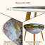 Ensemble de 2 tables basses gigognes Triangle