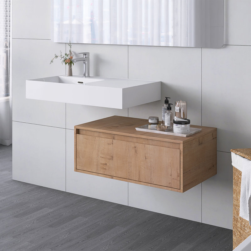 Meuble-lavabo mural 30 po avec résine