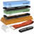 Razorri Knife Sharpening Stone Kit, Double-Sided 400/1000 and 3000/8000 Grit Whetstones, Flattening Stone