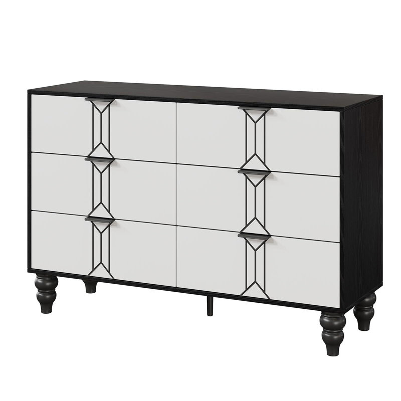 Commode 6 tiroirs Modern Modern