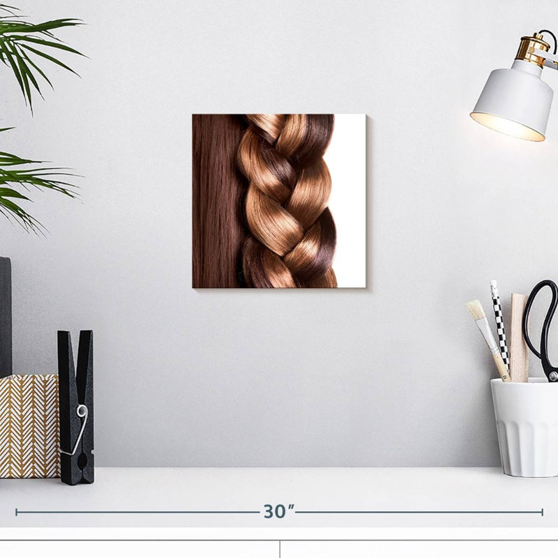 Tresse de cheveux Shuttleworth, H 10 po x l 10 po