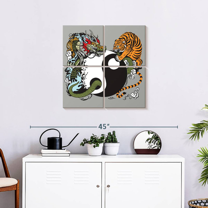Dragon Adella et tigre Yin Yang