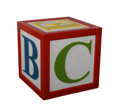 Bloc de lettres Jahlea surdimensionné