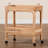 Bartolome Lombok Modern Bohemian Rattan Wine Cart
