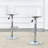Laguita Upholstered Adjustable Height Counter Stool with Metal Frame