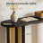 Oval Rattan Console Table - 47.8" Farmhouse Wood Sofa Table, Accent Table, Entryway Table For Hallway Or Living Room, Espresso-1438066490