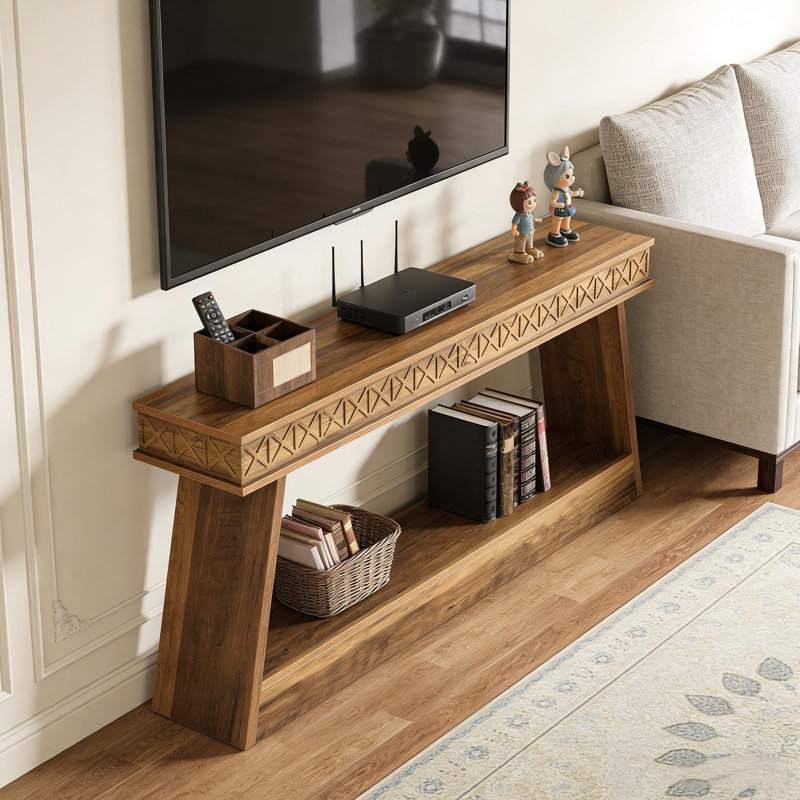 Two-Tiered Sofa Table,Versatile Entryway Table,Console Table