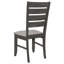 Ensemble de 2 chaises d'appoint Contemporary