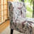 Volia Capa Print Fabric Armless Contemporary Accent Chair-787653002