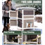 Maison pour chat isolée pour l'hiver, abri pour chat avec doublure isolante 100%