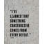 Art sur toile tendue Trinx ArtsyQuotes, Tom Landry, citation: Chaque défaite-166662427