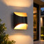 1-Light Gold Flush Mounted Sconce