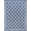 Tapis bleu à tissage plat Danesfield-633282735