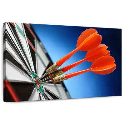 Senne Darts On The Target Photography