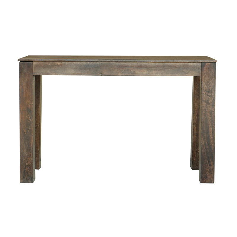 Munnar 118cm Solid Wood Console Table, Dark Mango
