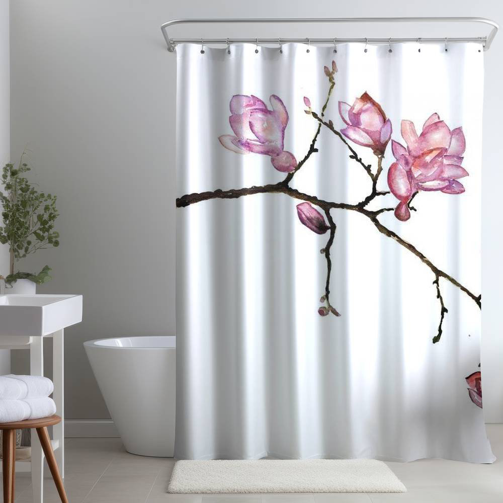 Begin Edition International Inc. Floral Shower Curtain | Wayfair