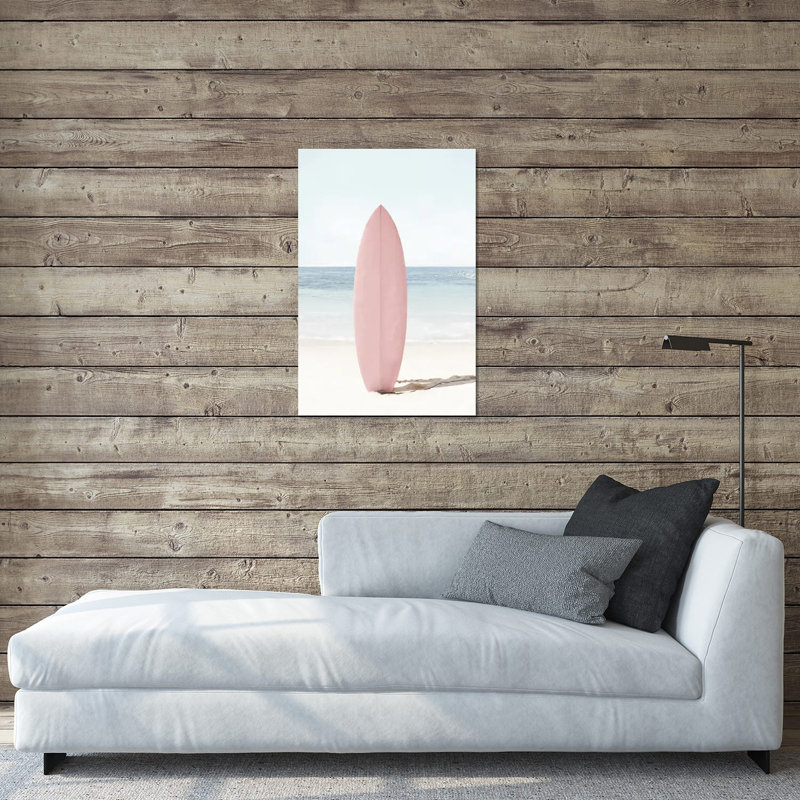 Surfboard Summer - Photographie sans cadre, H 24 po x l 16 po x P 0,25 po