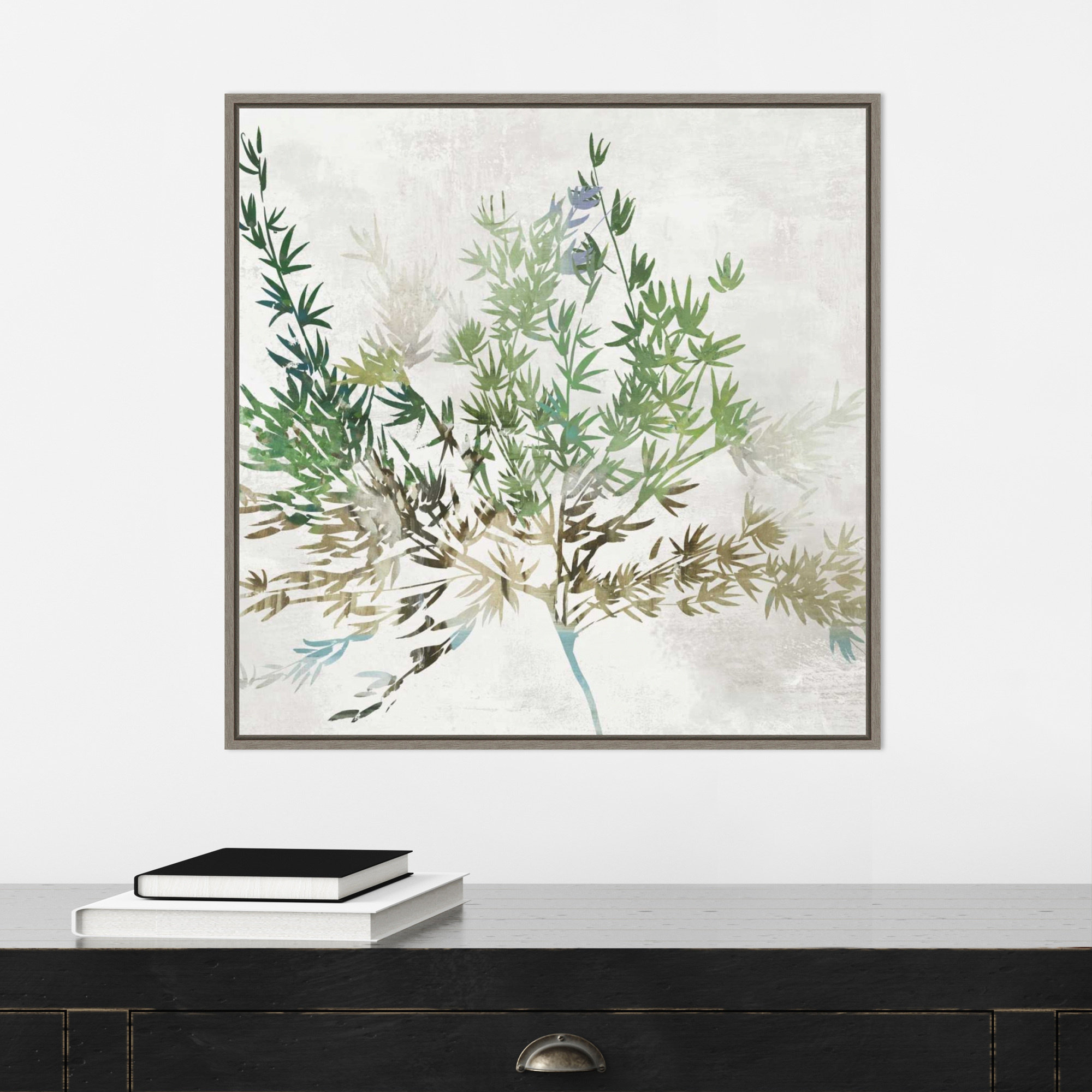 Red Barrel Studio® Olive Branch By Asia Jensen Framed Canvas Wall Art ...