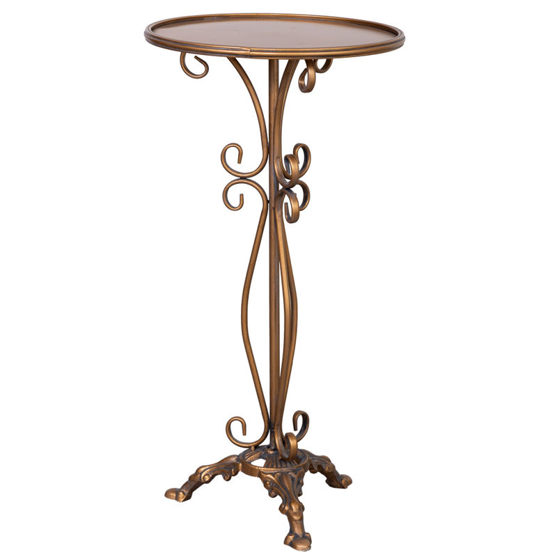Homerville End Table, Antique Gold