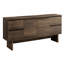 Meuble télé, console de 72 po, meuble multimédia, tiroirs de rangement, armoire de rangement, stratifié, transitionnel