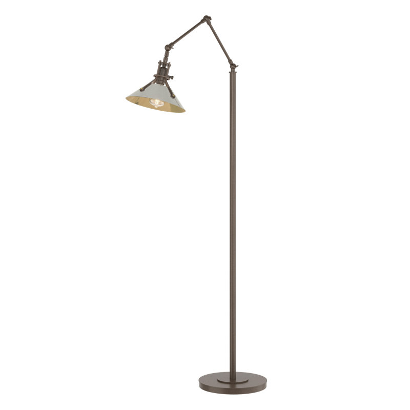Henry 60.8" Task Floor Lamp, Bronze, Sterling