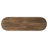 Oval Solid Mango Wood Entryway Console Table