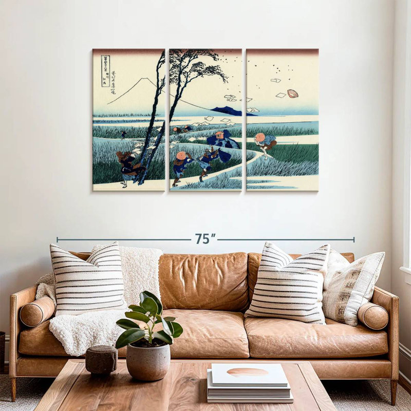 Alvord Ejiri In The Suruga Province, 36" H x 57" W