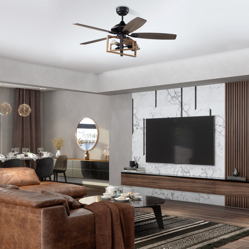 Aru 52'' Ceiling Fan with Light Kit