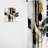 Arnera - Abstract Transitional Modern Shapes III - Modern Velvet Curtain - Room Darkening - 1 panel-2139488389