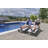 Vivere Denisia Stackable Aluminum Glendale Lounger Set Made with Premium Phifertex Fabric-1755912011