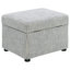 Repose-pieds avec rangement Merced Grey