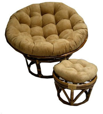 Outdoor 7'' Seat Cushion, 48" W x 48" D, Spice