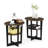 Cross Legs Oval End Table Set with Storage-1926388792-1926932650