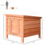 Maison pour chien avec cage en bois