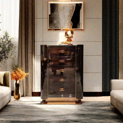 Italian-style modern drawer accent chest
