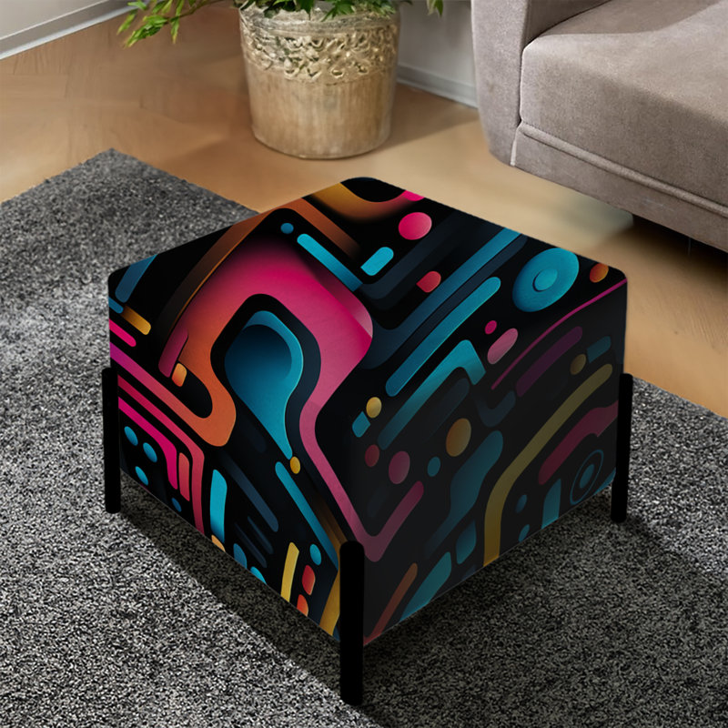Repose-pieds Neon Futuristic