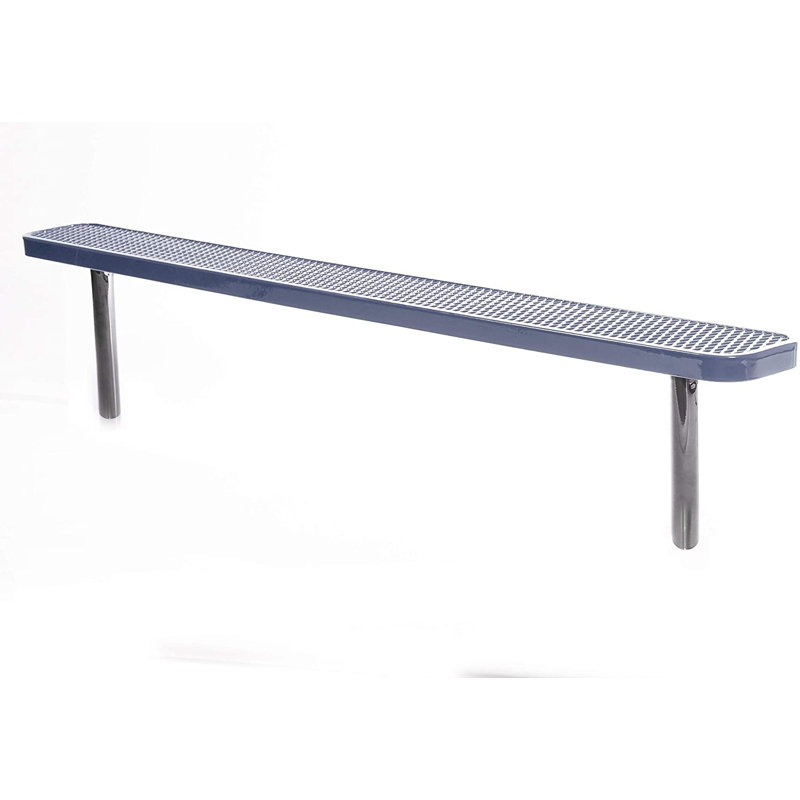 Banc de parc en plastique Myran, Bleu foncé