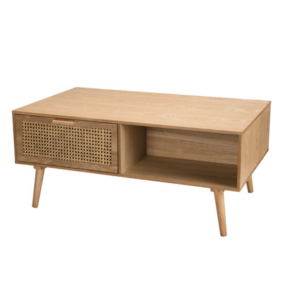 Toombs Four Leg Coffee Table with Storage