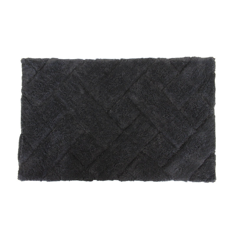 Tapis pour salle de bain Titan, Noir