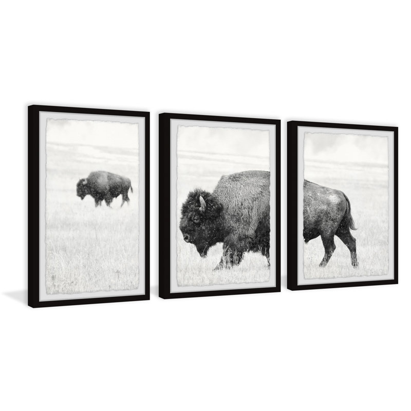 Keep Moving Triptych, 12" H x 8" W