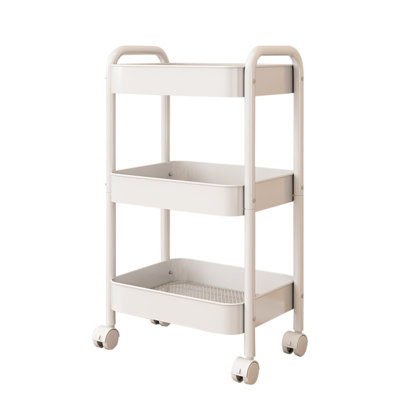 3-Tier Rolling Utility Cart with Handle